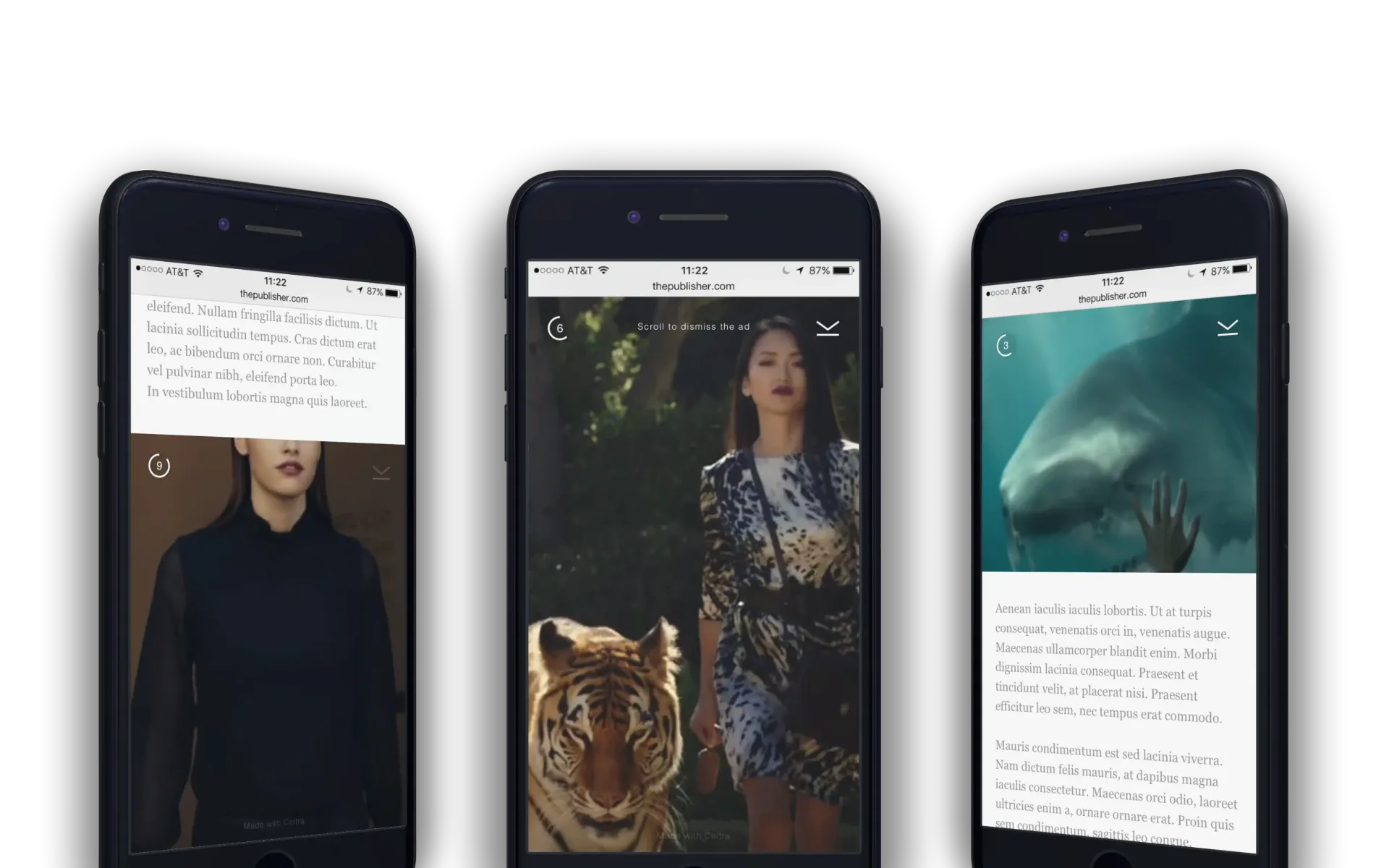 Celtra Interscroller